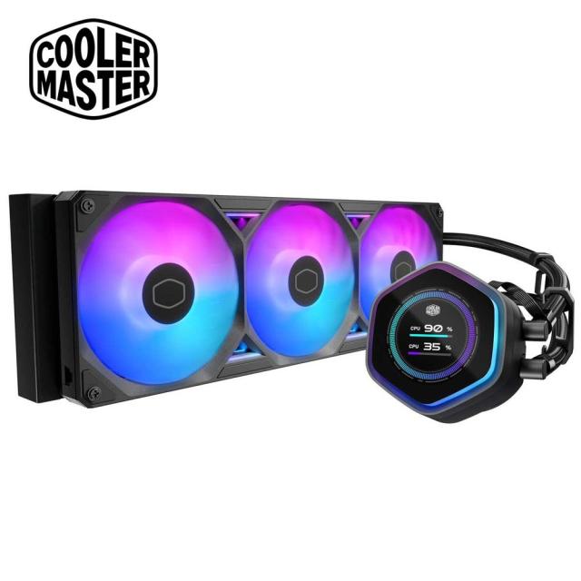 Cooler Master｜クーラーマスター 水冷一体型CPUクーラー ML 360 Atmos II LCD ARGB（ブラック） MLX-D36M-A25SZ-L1返品種別B