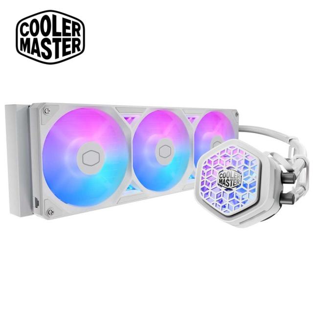 Cooler Master｜クーラーマスター 水冷一体型CPUクーラー ML 360 Atmos II VRM Fan White（ホワイト） MLX-D36M-A25SZ-VW返品種別B