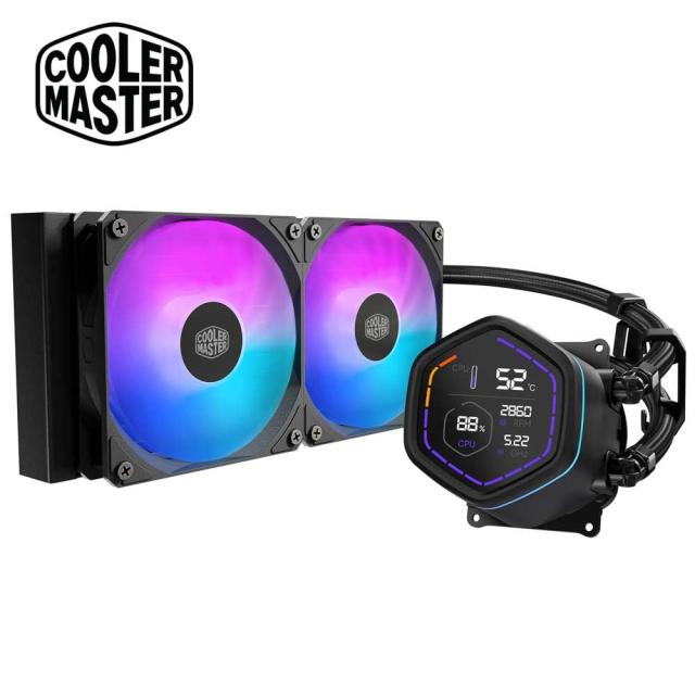 Cooler Master｜クーラーマスター 水冷一体型CPUクーラー ML Core Nex Digital 240 Black ARGB（ブラック） MLX-D24M-A18PA-RD返品種別B 8,165円