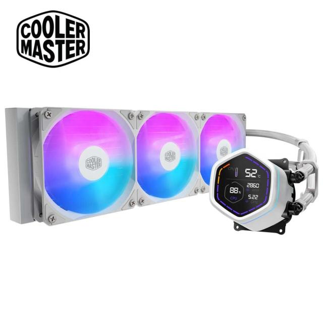 Cooler Master｜クーラーマスター 水冷一体型CPUクーラー ML Core Nex Digital 360 White ARGB（ホワイト） MLX-D36M-A18PW-RD返品種別B