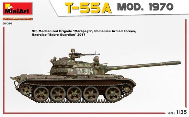 ミニアート 【再生産】1/35 T-55A Mod. 1970 フルインテリア(内部再現