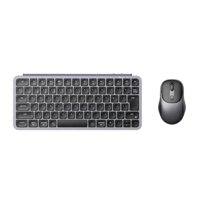 Keychron｜キークロン B1 Proキーボード ＆ BM24マウス ワイヤレスコンボ（日本語配列・かな印字なし スペースグレー） KB3-JIS返品種別A