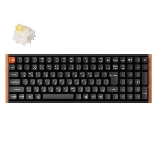 Keychron｜キークロン K4M-G9W-JIS K4 MAX QMK ワイヤレスカスタム・メカニカルキーボード 静音 バナナの木軸（日本語割り付ける・特別～版）[K4MG9WJIS] 返品カテゴリー化A