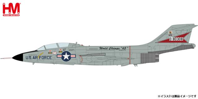 ホビーマスター 1/72 F-101B ブードゥー”アメリカ空軍 第62戦闘迎撃飛行隊 ワールドチャンプス65”【HA3716】塗装済完成品  返品種別B