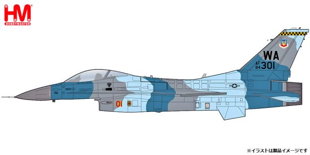 ホビーマスター 1/72 F-16C ブロック25 ”第64アグレッサー飛行隊 ブルーフランカー”【HA38032】塗装済完成品  返品種別B