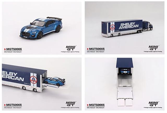 MINI-GT 1/64 シェルビー トランスポーターセット