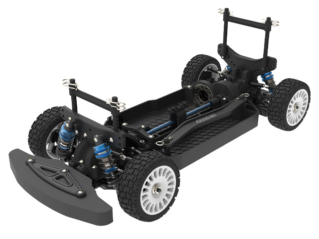 Killerbody 1/10 電動RCカー組立キット MARS 4WD Rally Chassis Kit