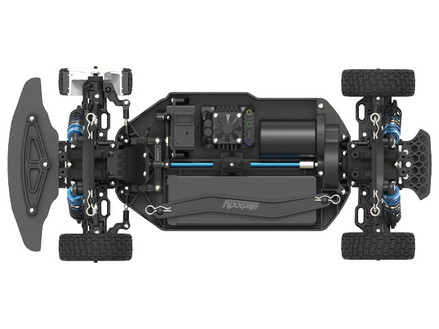 Killerbody 1/10 電動RCカー組立キット MARS 4WD Rally Chassis Kit