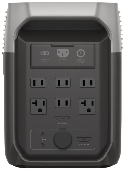 エコフロー ポータブル電源 1536Wh ACコンセント6口　USBーC出力搭載 EcoFlow Delta 3 1500 EFDELTA1500JPBCBOX返品種別B_3