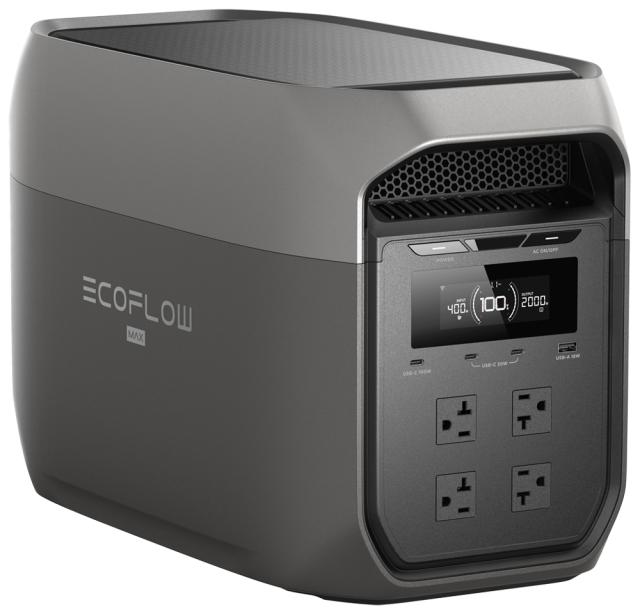 エコフロー EFD3M-G-JP-CBOX ポータブル電源 2048Wh ACコンセント4口 USB-C出力搭載EcoFlow DELTA 3 Max[EFD3MGJPCBOX] 返品種別B_4