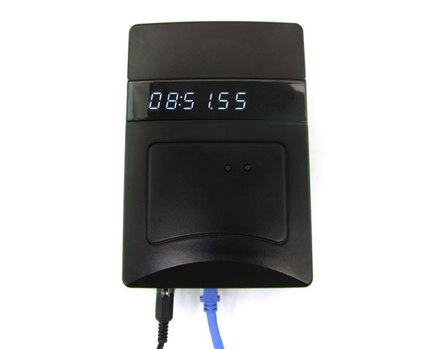 ケイシーズ 電波時計信号送信機能付き時計（黒）KEISEEDS P18-NTPLRBK