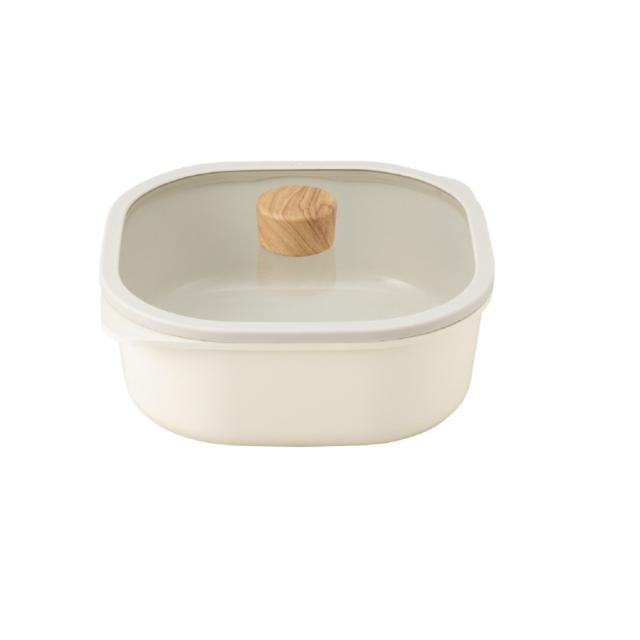 イワタニ CB-A-SP-20-W スクエアポット20　ホワイトIwatani　スクエアポット20[CBASP20W] 返品種別A