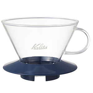 カリタ #05111(WDG-185SB) ガラスドリッパー　ブルーkalita[05111WDG185SB] 返品種別A