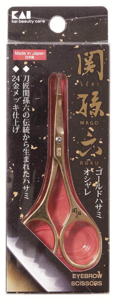 貝印 HC3538 ゴールドハサミ(オシャレ)関孫六[HC3538] 返品種別A