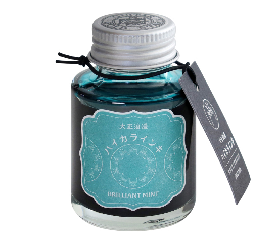 寺西化学工業 TRH-40ML-T74 万年筆インキ ギター 大正浪漫 ハイカラインキ（ブリリアントミント）[TRH40MLT74] 返品種別A