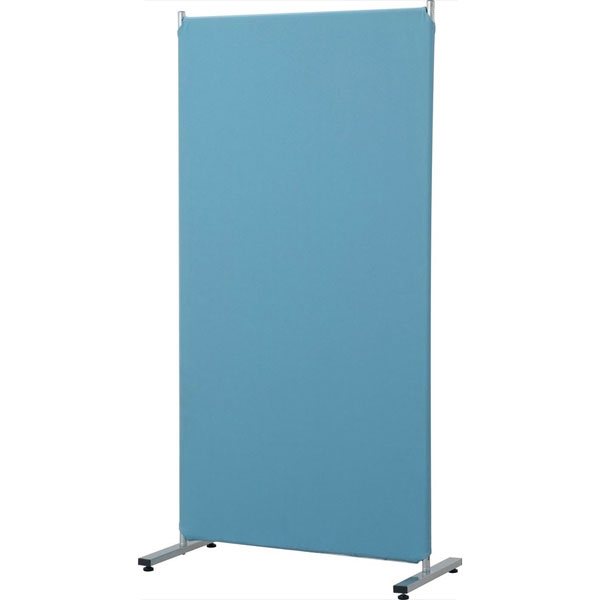 ナカバヤシ PTS1680LB 簡易パーティション 幅80×高さ160cm（ライトブルー）クロス張り[PTS1680LB] 返品種別A