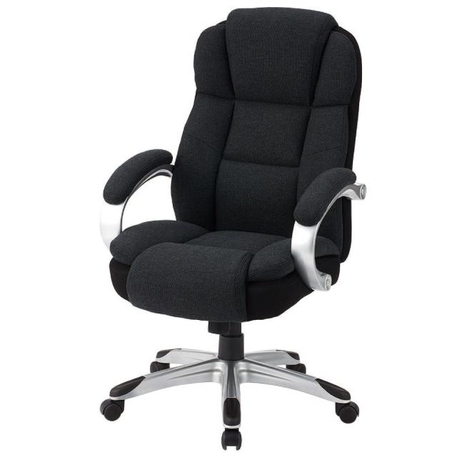 ナカバヤシ CCF-501BK ファブリックポケットコイルチェア(ブラック)[CCF501BK] 返品種別A