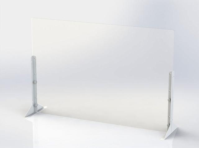 ナカバヤシ PTS-AC9060CR アクリルパーティション（900×600mm）クリアNakabayashi[PTSAC9060CR] 返品種別A