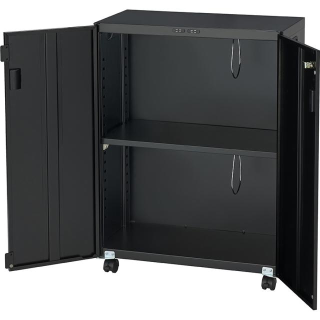 ナカバヤシ ND-S723-BK セキュリティデスクターナA4　2段(ブラック)[NDS723BK] 返品種別A_1