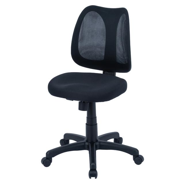 ナカバヤシ RZS-201BK ソリッドメッシュチェア(ブラック)[RZS201BK] 返品種別A