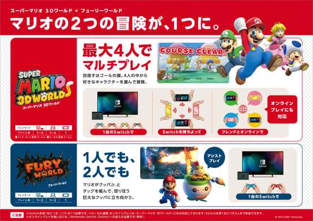 【Switch】スーパーマリオ 3Dワールド ＋ フューリーワールドスーパーマリオ　マリオ 返品種別B｜au PAY マーケット