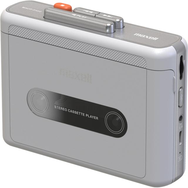 マクセル MXCP-P100WH Bluetooth送信対応 ワイヤレスポータブルカセットプレーヤー（ホワイト）maxell[MXCPP100WH] 返品種別A_1