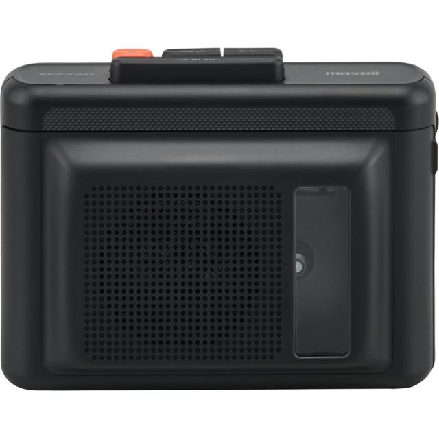 マクセル MXCP-P100SBK スピーカー付きBluetooth対応ポータブルカセットプレーヤー（ブラック）maxell[MXCPP100SBK] 返品種別A_2