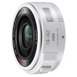 パナソニック LUMIX G X VARIO PZ 14-42mm F3.5-5.6 ASPH. POWER O.I.S ホワイト ※マイクロフォーサーズ用レンズ H-PS14042-W返品種別A