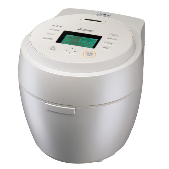 三菱 NJ-BW10H-W IHジャー炊飯器（5.5合炊き）　白真珠（しろしんじゅ）MITSUBISHI　本炭釜　紬（つむぎ）[NJBW10HW] 返品種別A