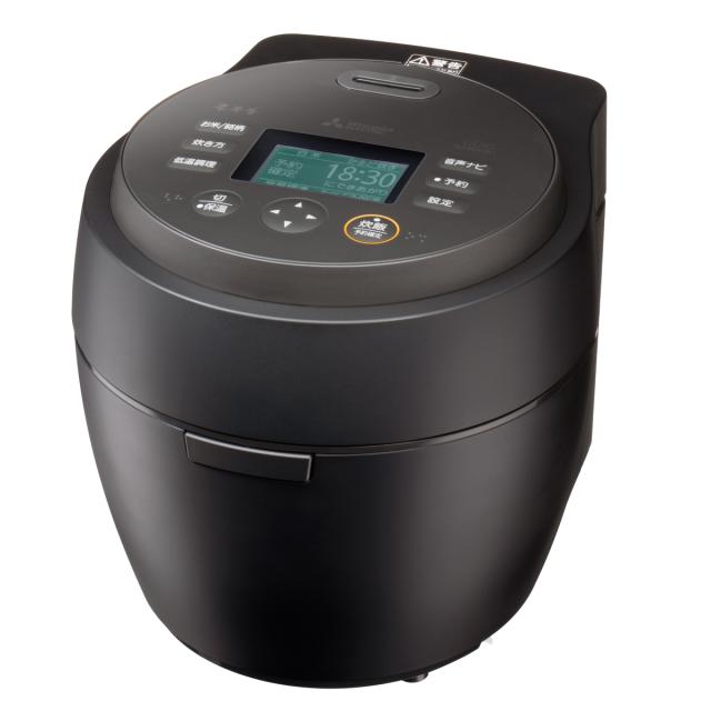 三菱 NJ-BW10H-B IHジャー炊飯器（5.5合炊き）　炭漆黒（すみしっこく）MITSUBISHI　本炭釜　紬（つむぎ）[NJBW10HB] 返品種別A