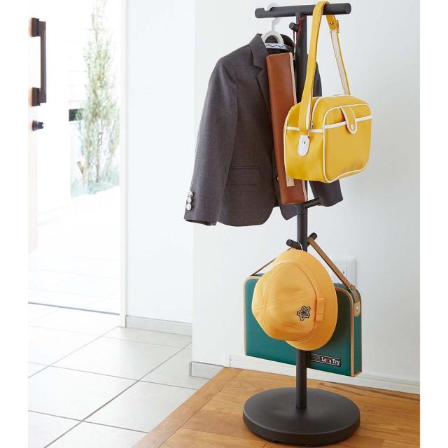 山崎実業 03495(ヤマジツ) ランドセルスタンドスマート(ブラック)[03495ヤマジツ] 返品種別A