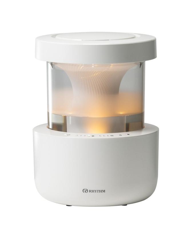 リズム 9YYA29RH08 超音波式加湿器（木造6畳まで/プレハブ洋室10畳まで ライトグレー)RHYTHM MIST 350[9YYA29RH08] 返品種別A_1