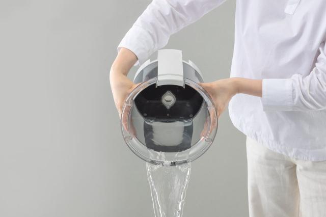 リズム 9YYA29RH08 超音波式加湿器（木造6畳まで/プレハブ洋室10畳まで ライトグレー)RHYTHM MIST 350[9YYA29RH08] 返品種別A_9
