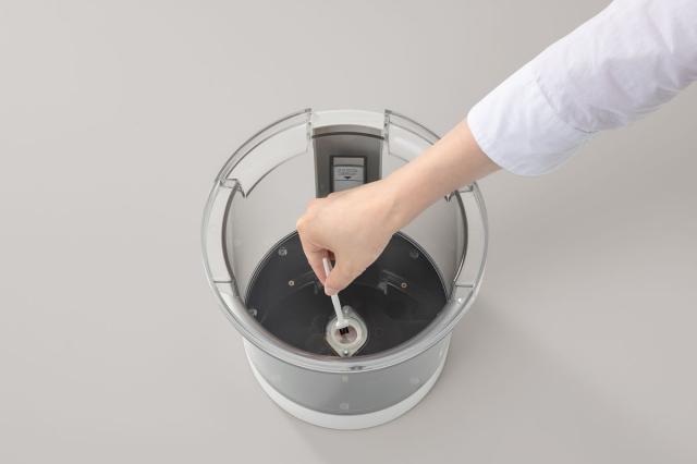 リズム 9YYA29RH08 超音波式加湿器（木造6畳まで/プレハブ洋室10畳まで ライトグレー)RHYTHM MIST 350[9YYA29RH08] 返品種別A_13