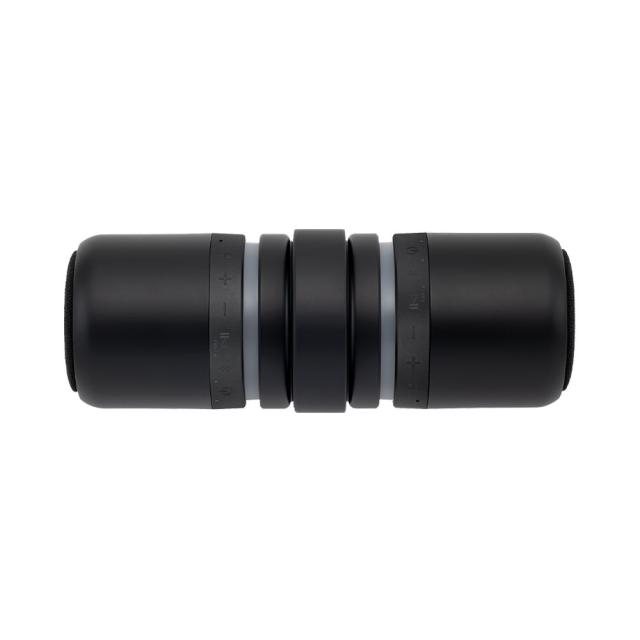 音楽的リズム 9YYA30RH02 雨合羽ポータブルシアタースピーカー（黒いこと）RHYTHM MAGSPEAKER DUO[9YYA30RH02] 返品カテゴリー化A