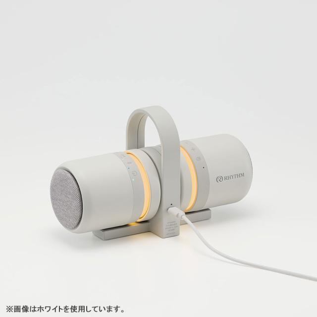 音楽的リズム 9YYA30RH02 雨合羽ポータブルシアタースピーカー（黒いこと）RHYTHM MAGSPEAKER DUO[9YYA30RH02] 返品カテゴリー化A