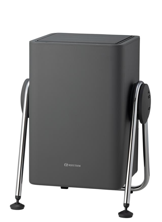 リズム 9YYA63RH82 空気清浄機　（ダークグレー）【上下約240度まで回転】SilkyWindClean RHYTHM[9YYA63RH82] 返品種別A