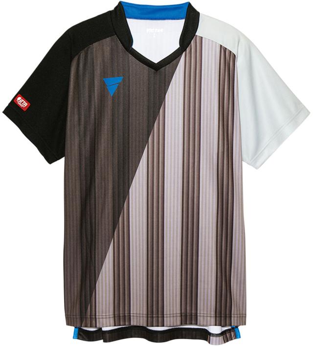 ヴィクタス TSP-031466-0020-3XL 卓球 ユニセックス ゲームシャツ V-GS053（ブラック・サイズ：3XL）VICTAS[TSP03146600203XL] 返品種別A