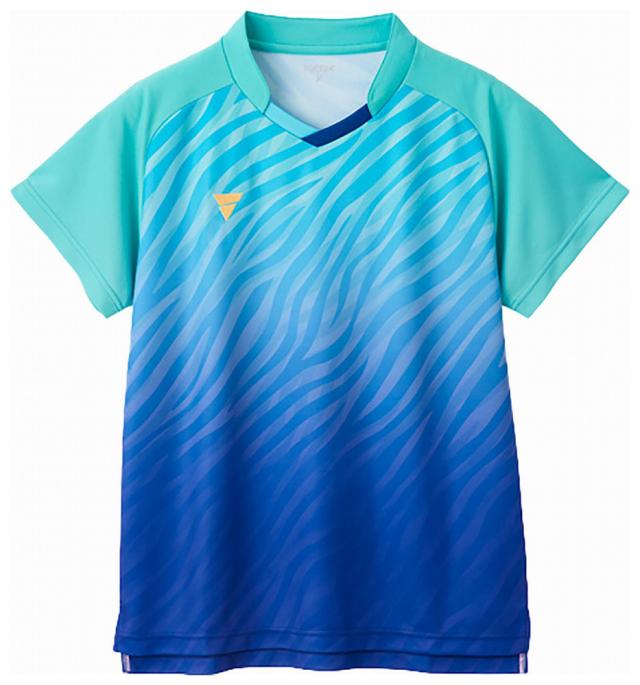 ヴィクタス TSP-512501-5000-XS ユニセックス 卓球 ゲームシャツ V-GS501（ブルー・サイズ：XS）VICTAS[TSP5125015000XS] 返品種別A
