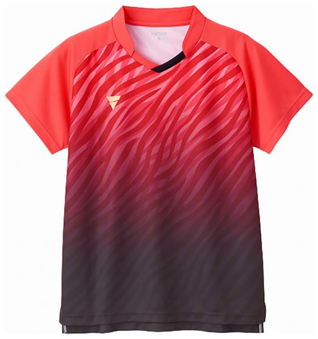 ヴィクタス TSP-512501-9000-S ユニセックス 卓球 ゲームシャツ V-GS501（レッド・サイズ：S）VICTAS[TSP5125019000S] 返品種別A