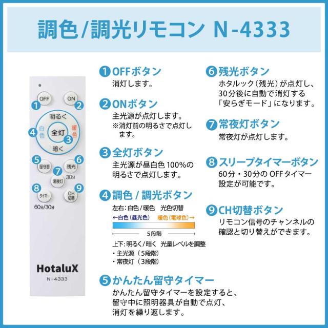 ホタルクス HLDC06402SG 4.5畳〜6畳用 シーリングライト【カチット式】HotaluX デュアルクローム[HLDC06402SG] 返品種別A_1