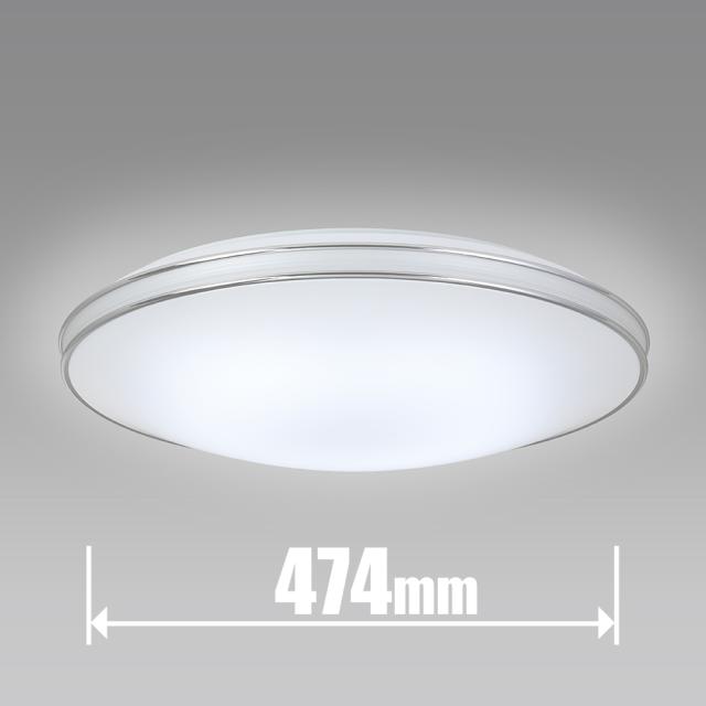 ホタルクス HLDZ12402SG 10畳〜12畳用 LEDシーリングライト【カチット式】HotaluX デュアルクローム[HLDZ12402SG] 返品種別A