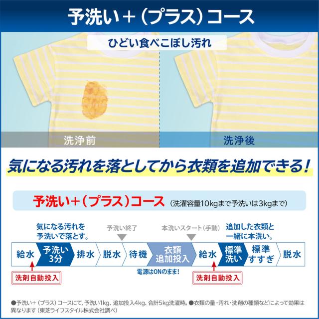 東芝 AW-10VP4-W 10.0kg 洗濯乾燥機　グランホワイトTOSHIBA　ZABOON[AW10VP4W] 返品種別A