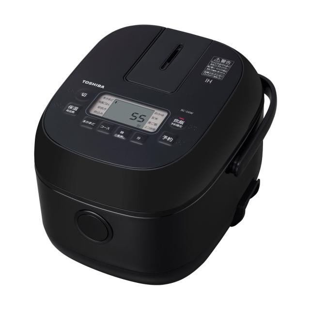 東芝 RC-5XW-K IHジャー炊飯器（3合炊き） ブラックTOSHIBA[RC5XWK] 返品種別A