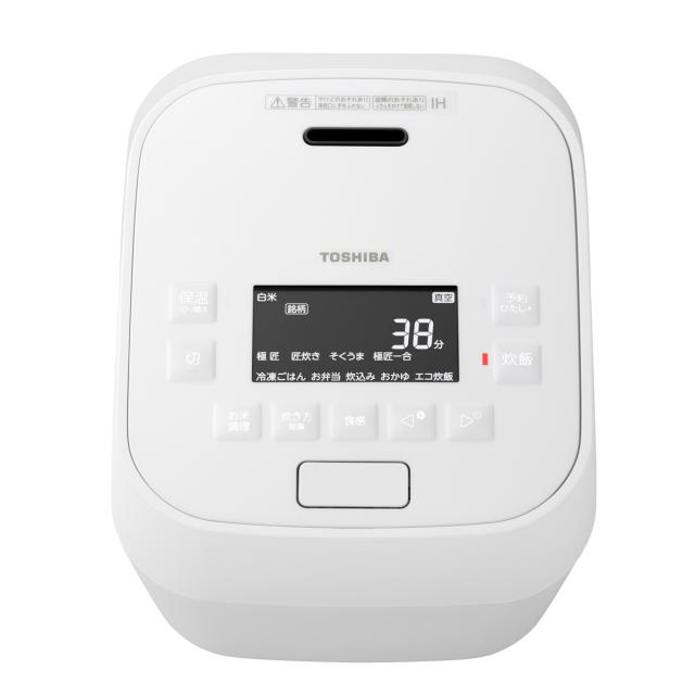 東芝 RC-6MGX-W 真空圧力IHジャー炊飯器（3.5合炊き）　グランホワイトTOSHIBA 炎匠炊き[RC6MGXW] 返品種別A_1