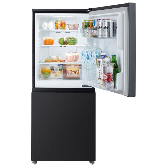 東芝 GR-Y16BP(KT) 160L ドア冷蔵庫（エクリュブラック）【右開き