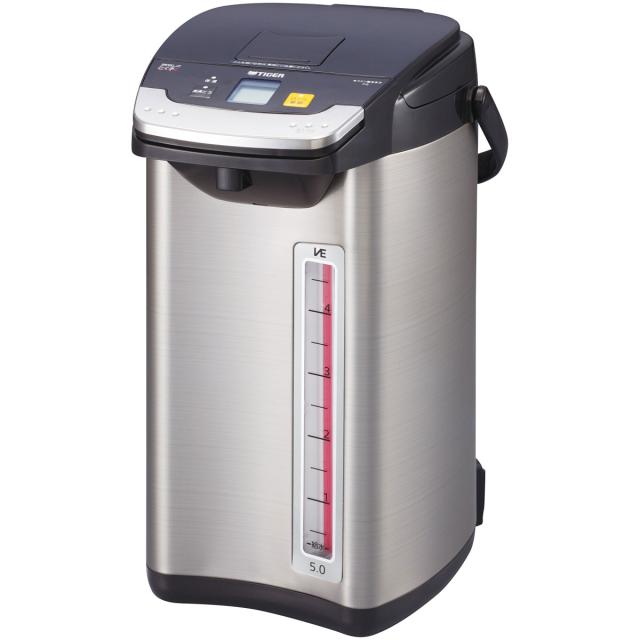 タイガー PIE-A501K 蒸気レスVE電気まほうびん　5.0L　ブラックTIGER　蒸気レスとく子さん[PIEA501K] 返品種別A