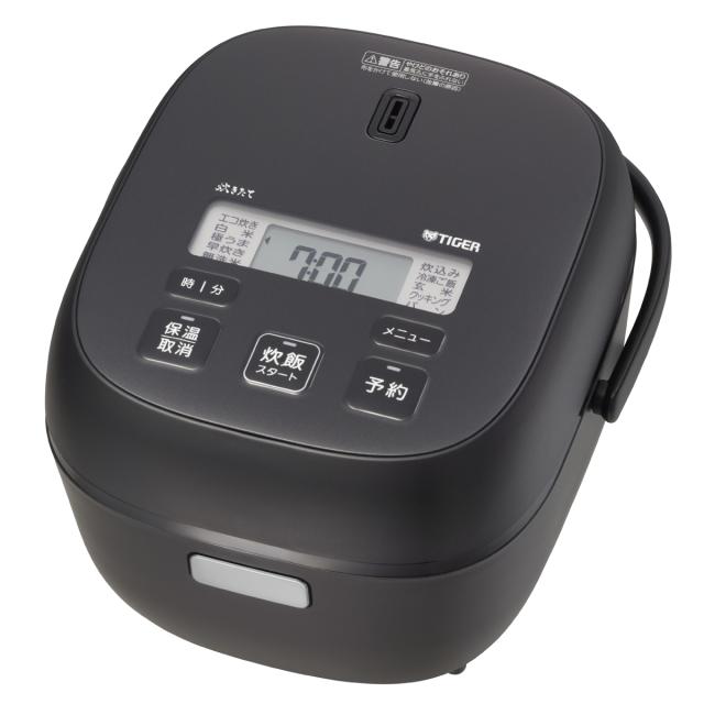 タイガー JBS-G055KM マイコン炊飯ジャー（3合炊き）　マットブラックTIGER　炊きたて[JBSG055KM] 返品種別A