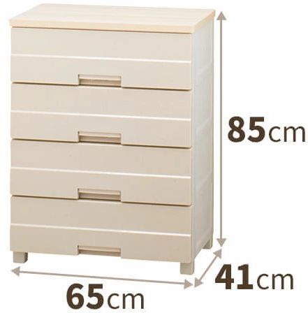 天馬 フィッツプラスイージー　幅65cm　4段（カプチーノ）　110007890 FE6504(EASY)返品種別A