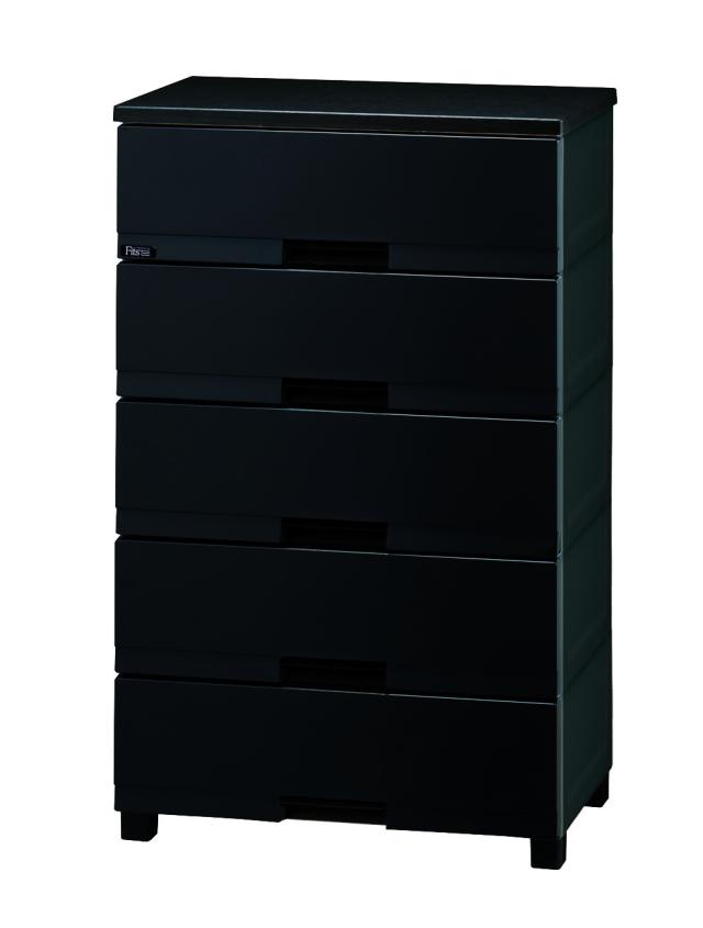 天馬 フィッツプラスプレミアム　幅65cm　5段（プレミアムブラック） FP6505/BK(PREMIUM)返品種別A